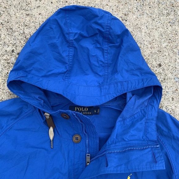 POLO RALPH LAUREN Waxed “Tree Line” Anorak (SZ L) - Picture 7 of 9